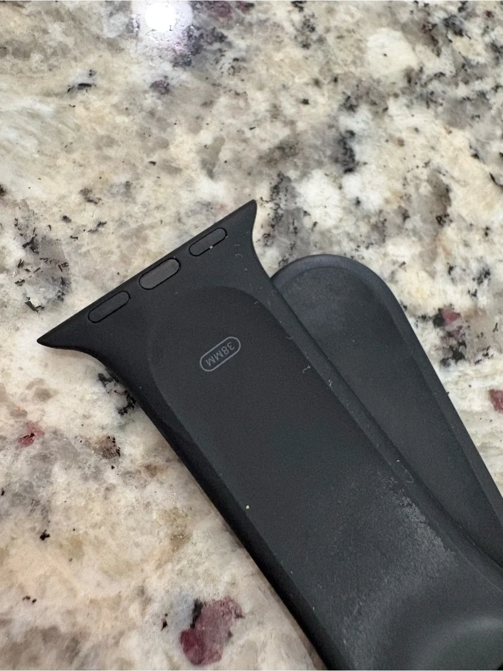 Apple Watch black sport band Small/Medium 38mm GUC Small scratch
